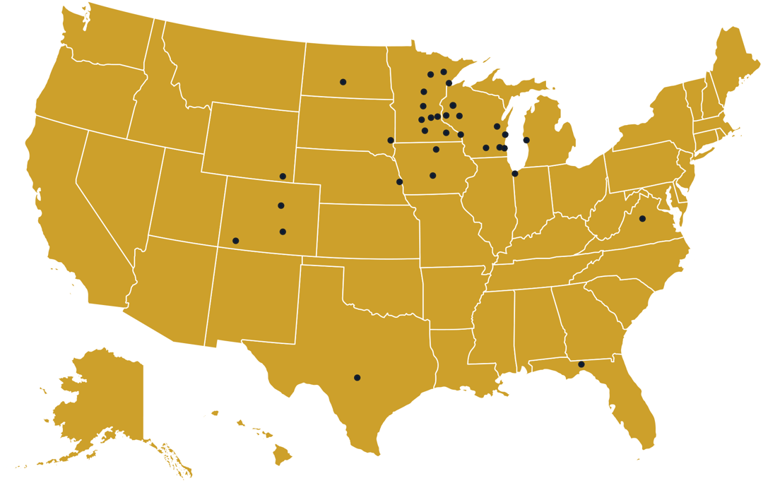 SEH Office Locations Map