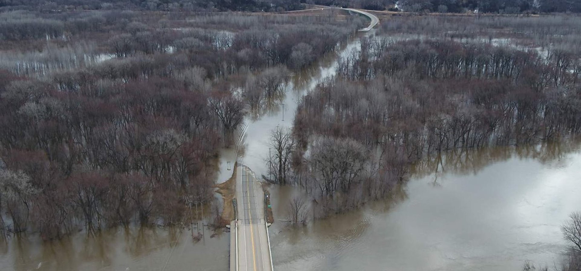 Flooded highway