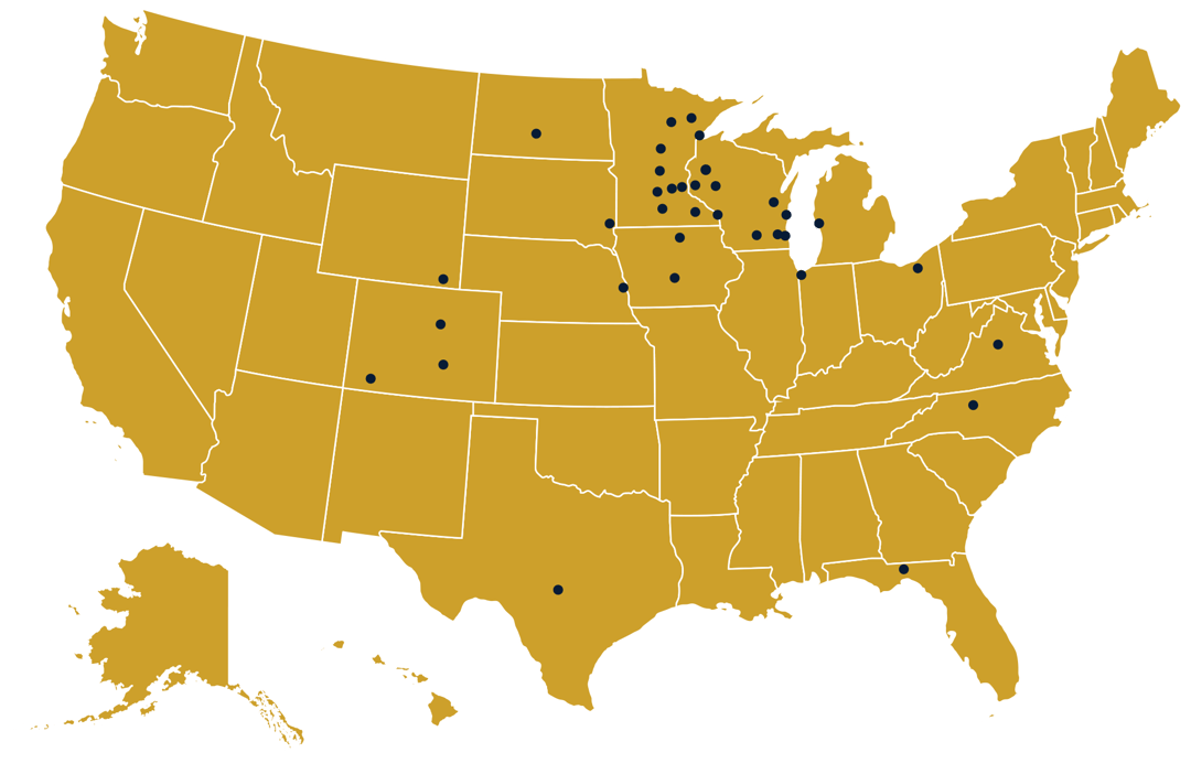 SEH Office Locations Map